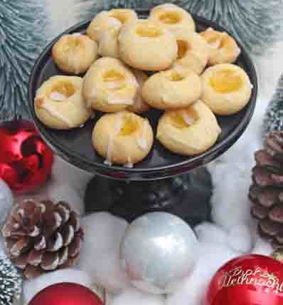 Zitronenküsse mit Lemon Curd - Einfaches und leichtes Weihnachtsplätzchen Rezept 6
