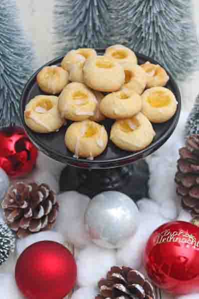 Zitronenküsse mit lemon curd - einfaches und leichtes weihnachtsplätzchen rezept 15