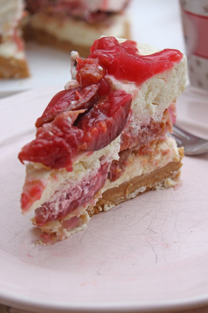 Zwetschgen-Frischkäse-Torte