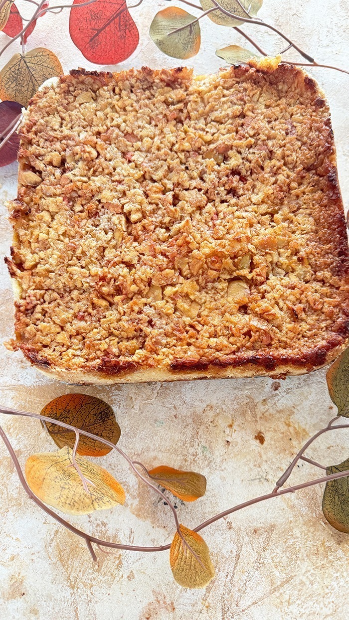 Gestreuten Apfelkuchen nach Omas Rezept 