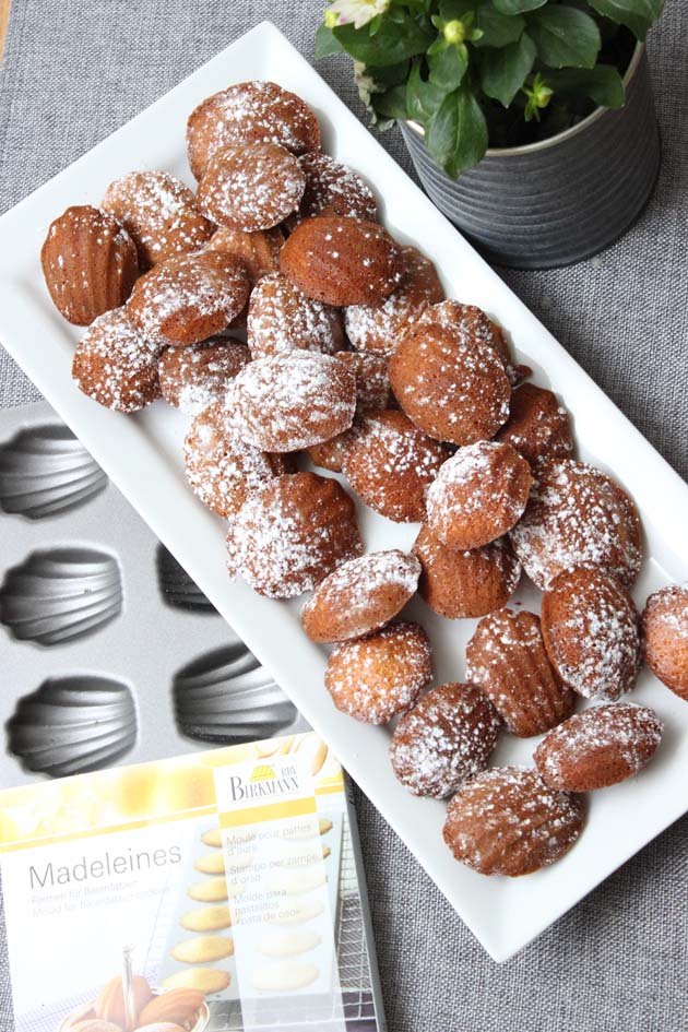 Französisch backen von aurélie bastian & muschelförmige madeleines