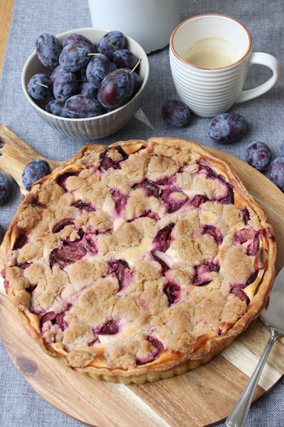 MG Pflaumen Streusel Tarte Rezept TL