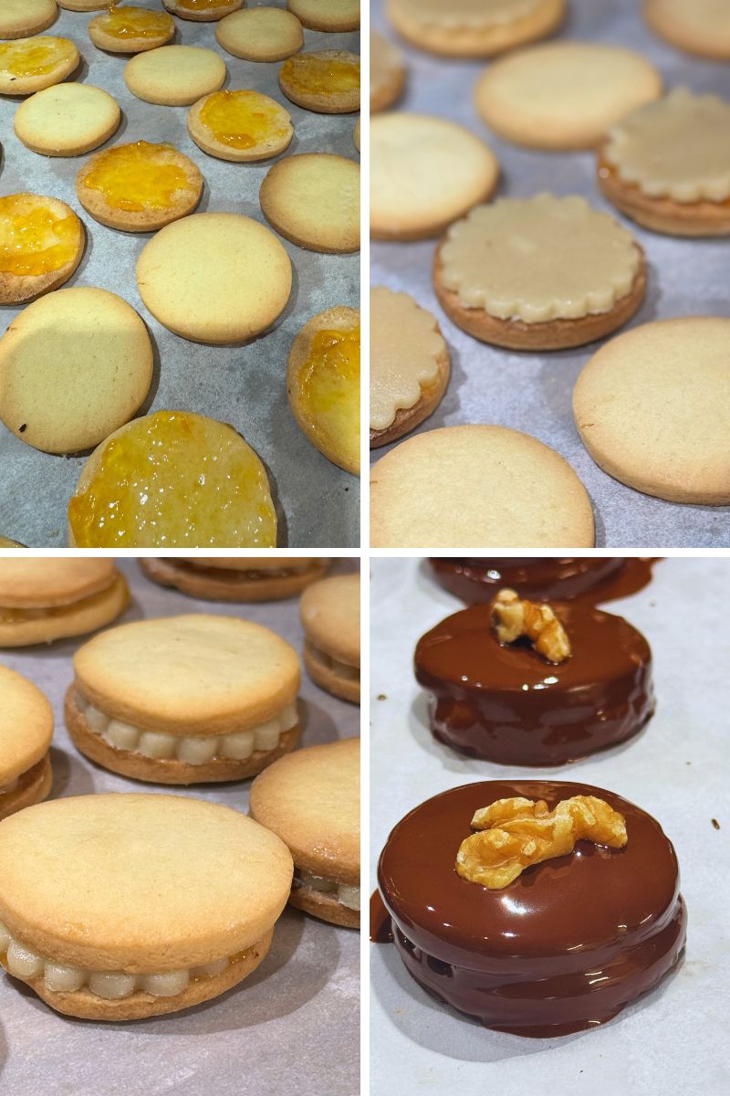 Walnuss-Marzipan-Plaetzche